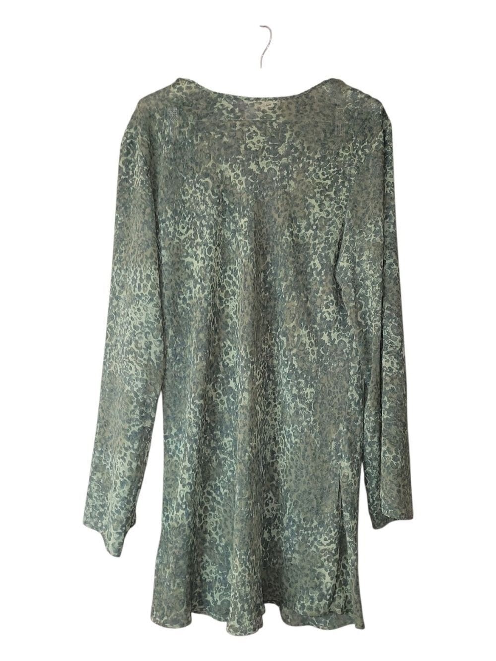 Victoria's Secret Semi Sheer Green Dress Or Swimsuit Coverup L - Picture 3 of 5